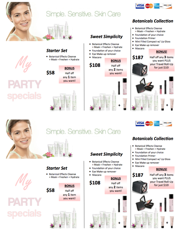 Mary Kay®, Botanicals Collection, Party Ideas 